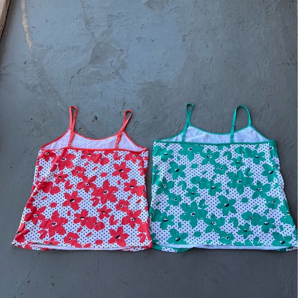 Lane Bryant Tank Top Bundle - Size XL 14/16 - Stretch Floral Polka Dot - Picture 4 of 6